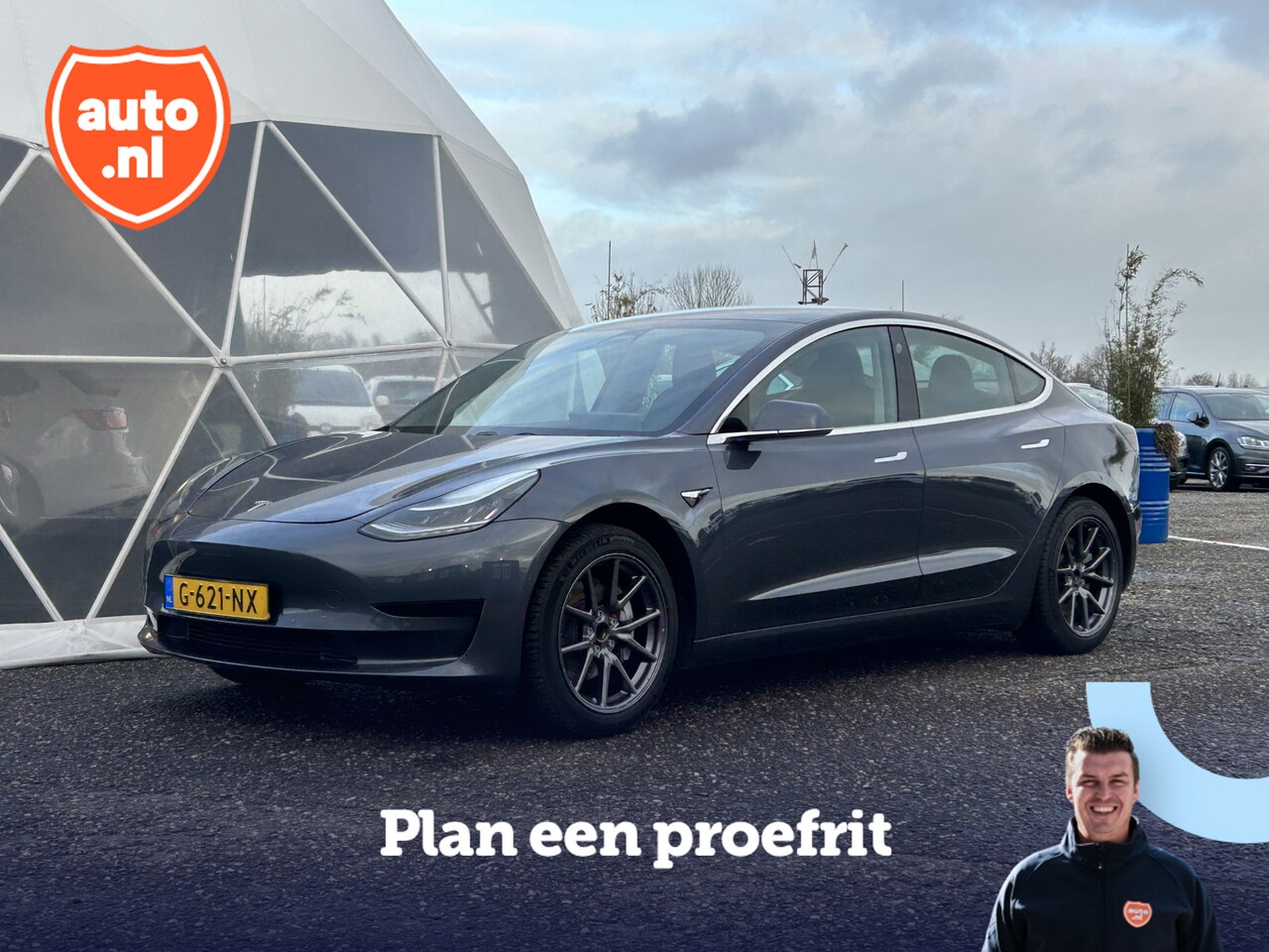 Tesla Model 3 - Standard RWD Plus 60 kWh | Camera | Autopilot | Lederen bekleding | 18"LM Velgen | - AutoWereld.nl