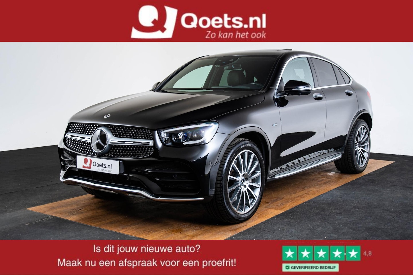 Mercedes-Benz GLC-klasse Coupé - 300e 4MATIC Premium Plus AMG exterieur/interieur - Schuifdak - Elektrisch verstelbare/verw - AutoWereld.nl