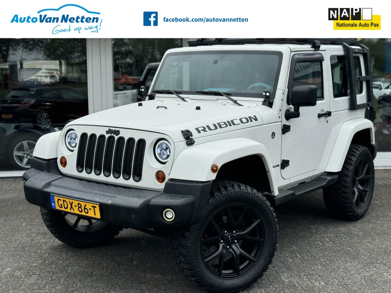 Jeep Wrangler - 3.8 V6 4x4 automaat,airco,fox,magnaflow,20inch - AutoWereld.nl