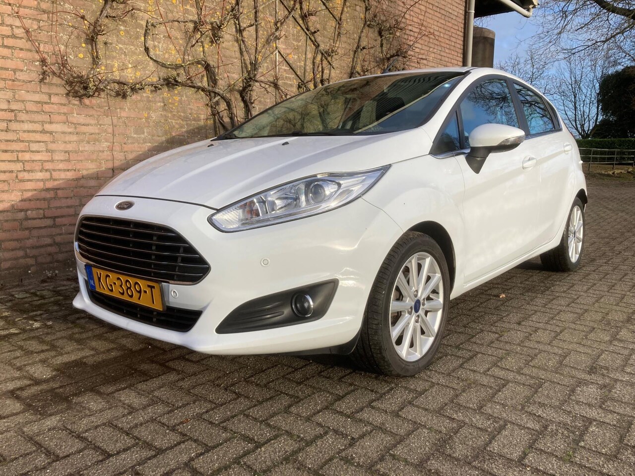 Ford Fiesta - 1.0 EcoBoost Titanium ecc navigatie bluetooth pdc v+a - AutoWereld.nl