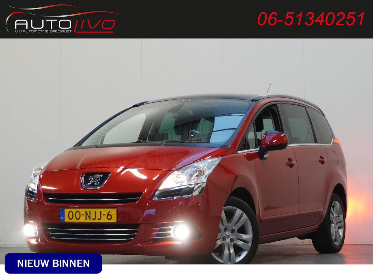 Peugeot 5008 - 1.6 THP GT 5p. AUTOMAAT! H.UP PANO CLIMA NAV PDC CRUISE etc. - AutoWereld.nl