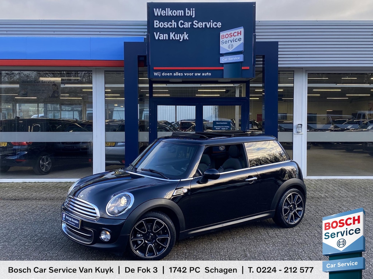 MINI Cooper - Mini 1.6 Bayswater / Bayswater Edition / Vol-Leder / Panorama-dak / Stoelverwarming / Xeno - AutoWereld.nl