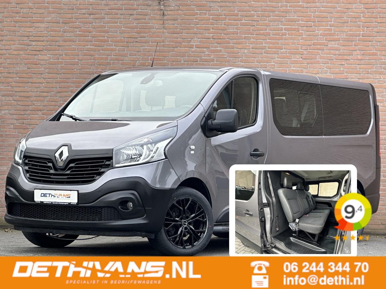 Renault Trafic - 1.6dCi 120PK Lang Dubbele Cabine / Euro6 - AutoWereld.nl