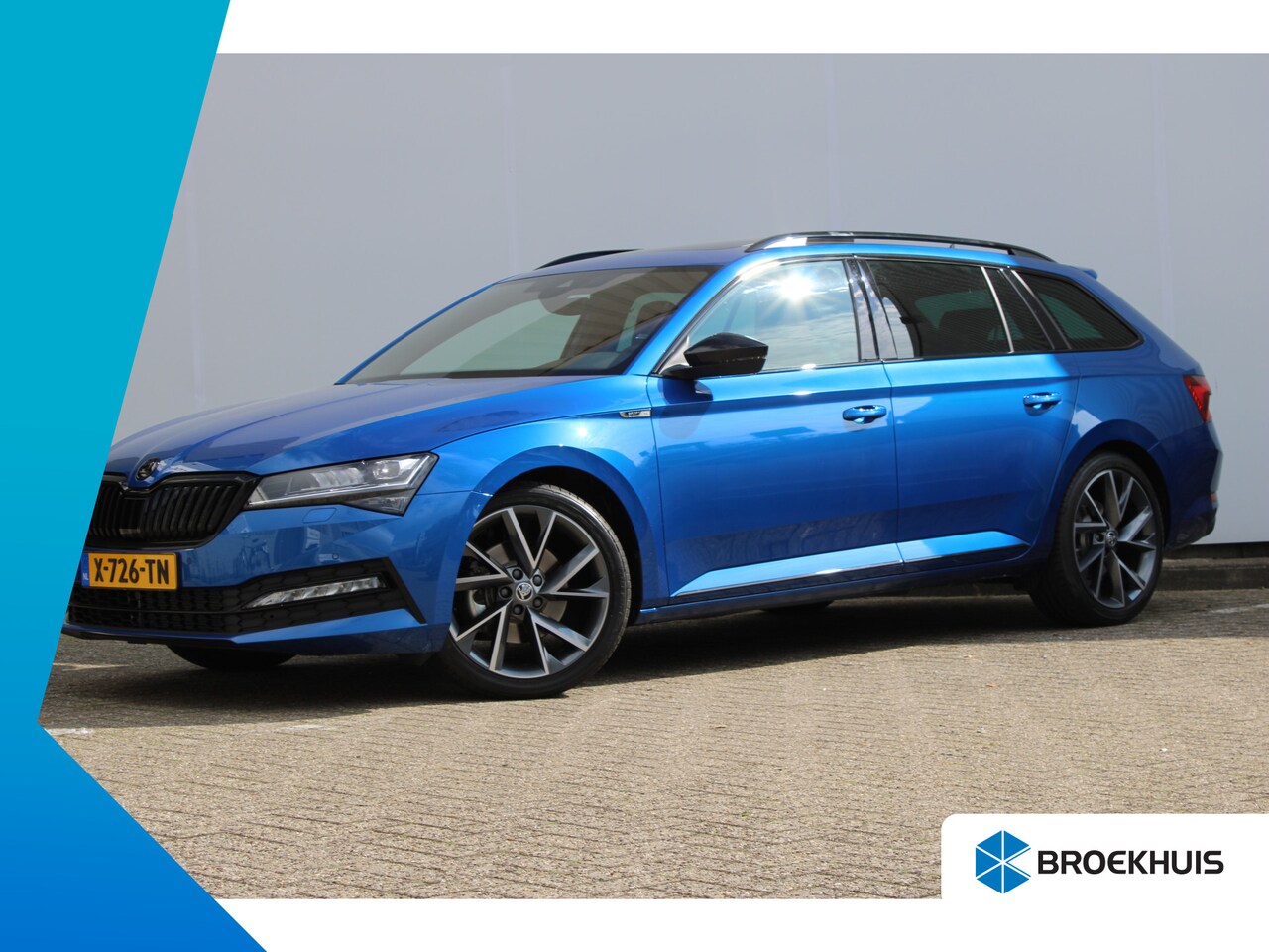 Skoda Superb Combi - 1.5 TSI 150 pk ACT Sportline Bus. 7-DSG | Elektrische A-klep | schuif-Kanteldak | etc !! - AutoWereld.nl