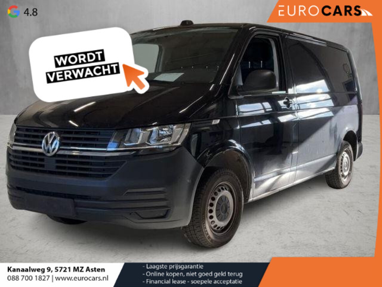 Volkswagen Transporter - 110pk L1H1 Airco Cruise control Trekhaak Camera Apple Carplay/Android Auto - AutoWereld.nl