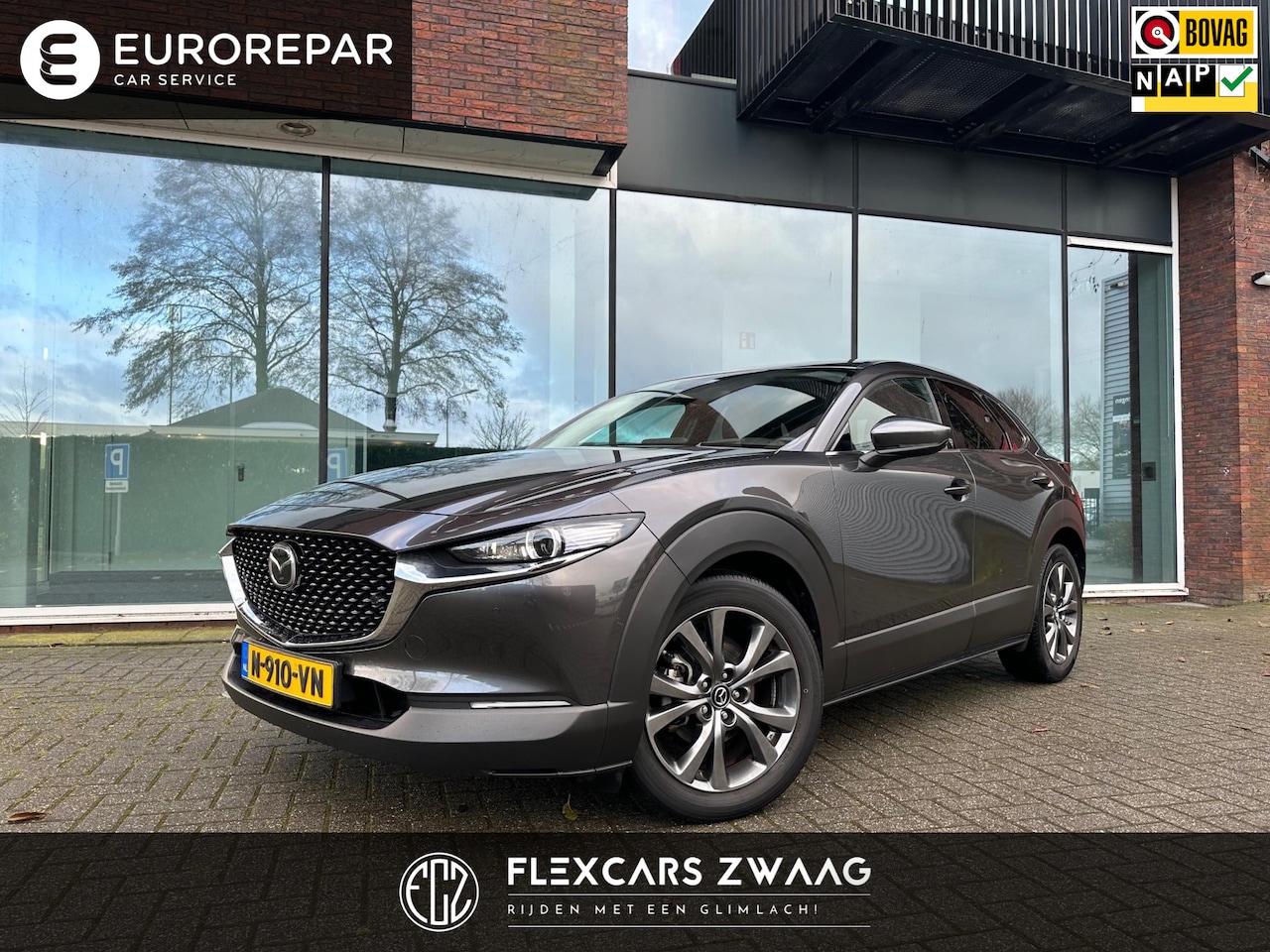 Mazda CX-30 - 2.0 e-SkyActiv-X M Hybrid Luxury - Leder - Navi - Camera - Climate - Org.NL - AutoWereld.nl