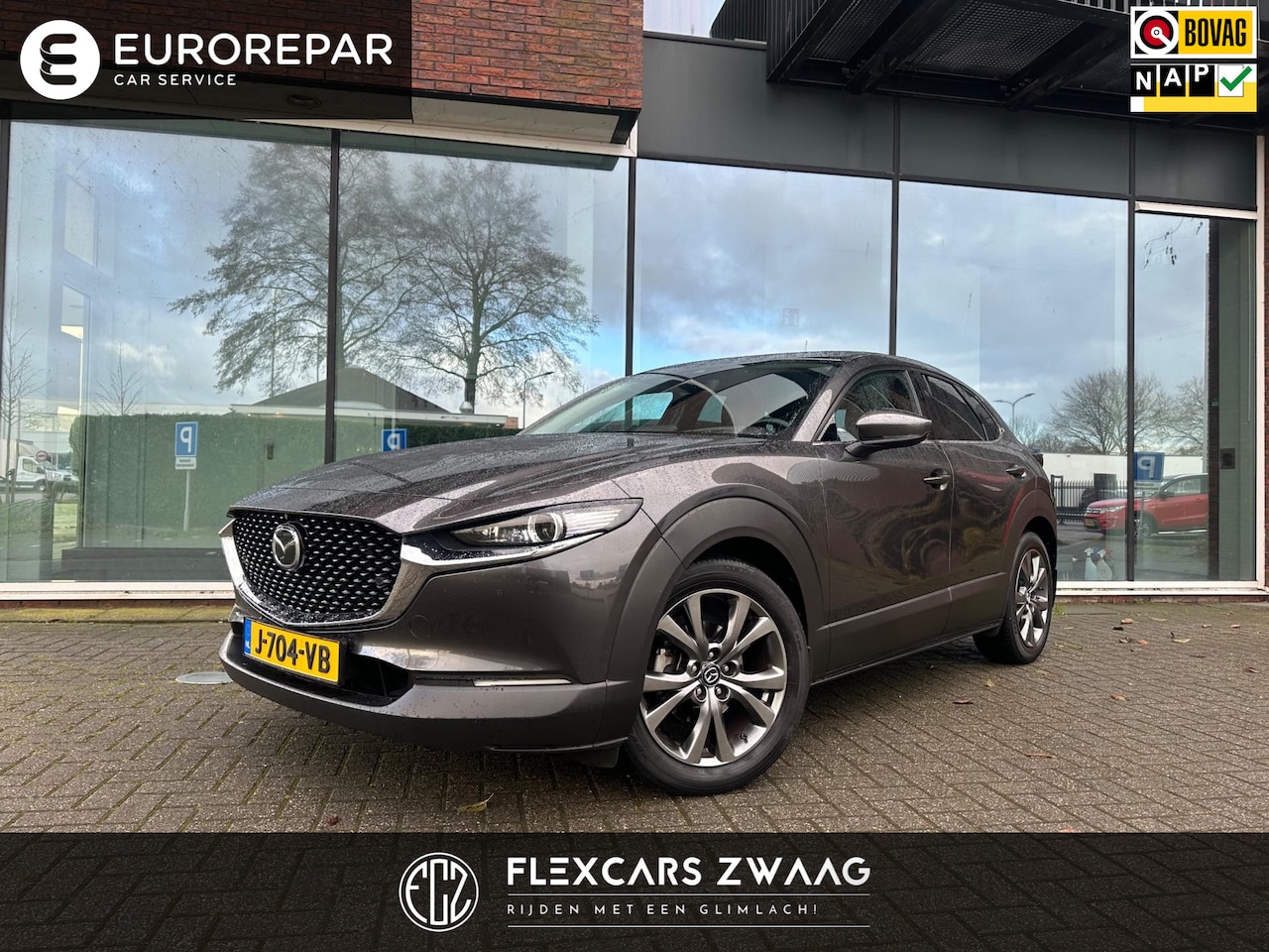 Mazda CX-30 - 2.0 e-SkyActiv-X M Hybrid Luxury - Leder - Navi - Trekhaak - Camera - Org.NL - AutoWereld.nl