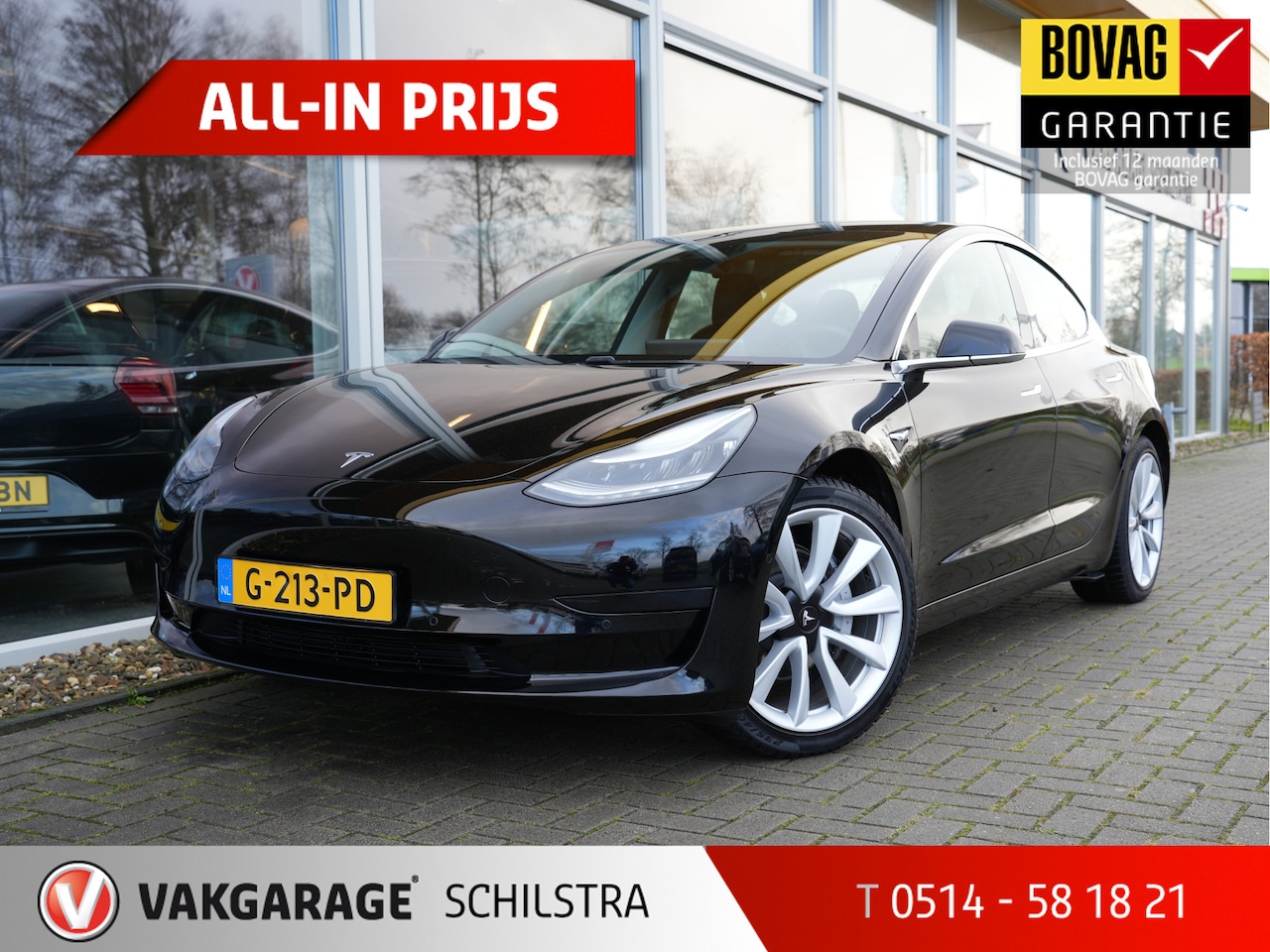 Tesla Model 3 - Standard RWD Plus 60 kWh | Adaptive Cruise | Navigatie | Camera - AutoWereld.nl