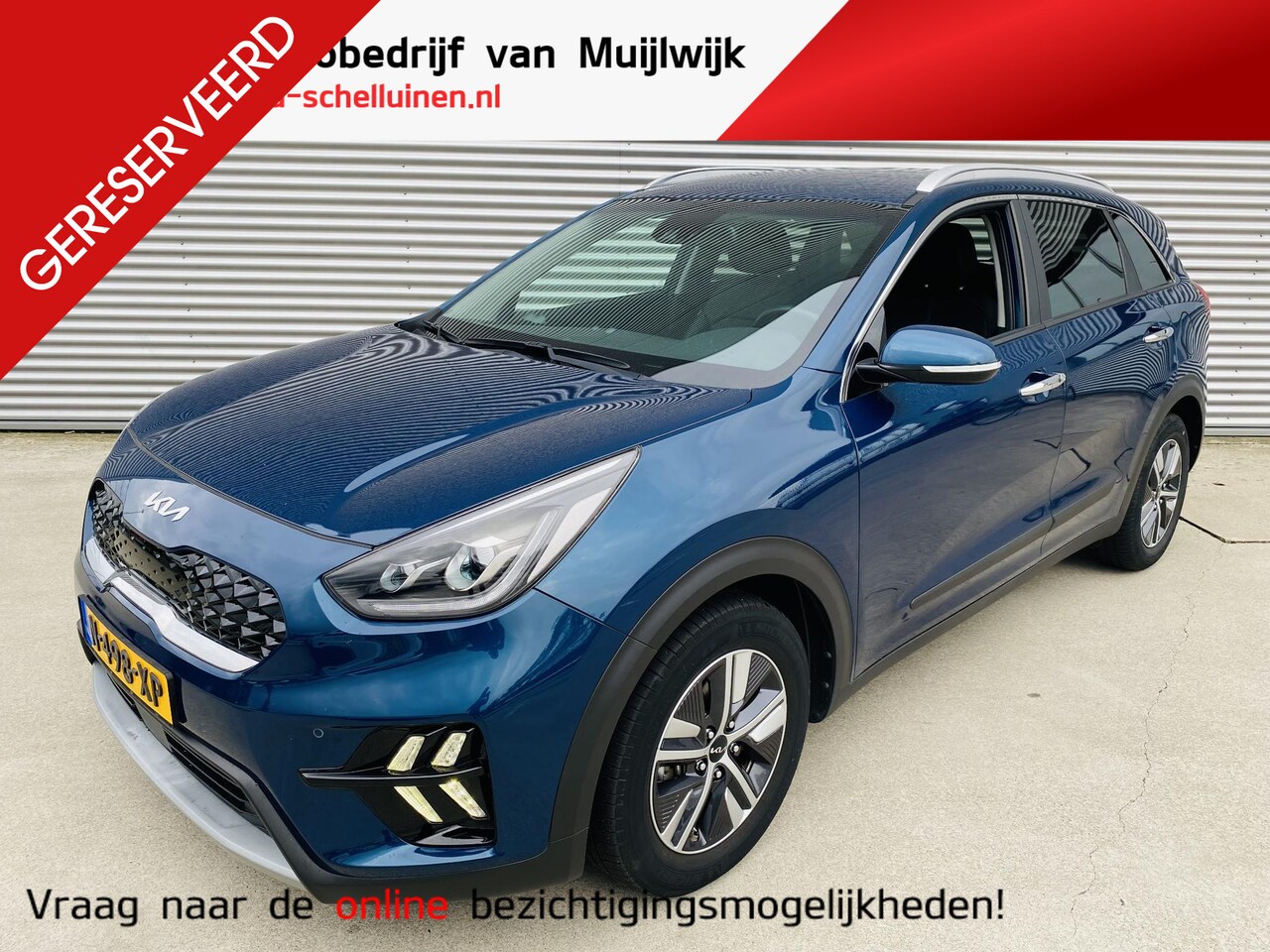 Kia Niro - 1.6 GDi Hybrid DynamicPlusLine NW geleverd & onderhouden ! - AutoWereld.nl