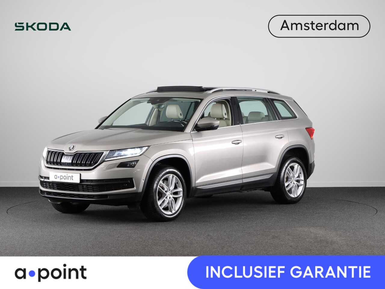 Skoda Kodiaq - 2.0 TSI 4x4 Business Edition 190PK Automaat (DSG) | Leder interieur | Panorama | Canton So - AutoWereld.nl