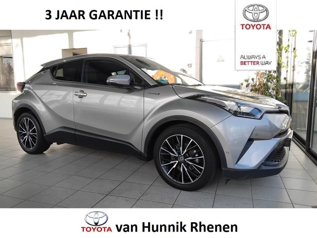 Toyota C-HR - 1.8 Premium Trekhaak Navi JBL Dodehoek - AutoWereld.nl