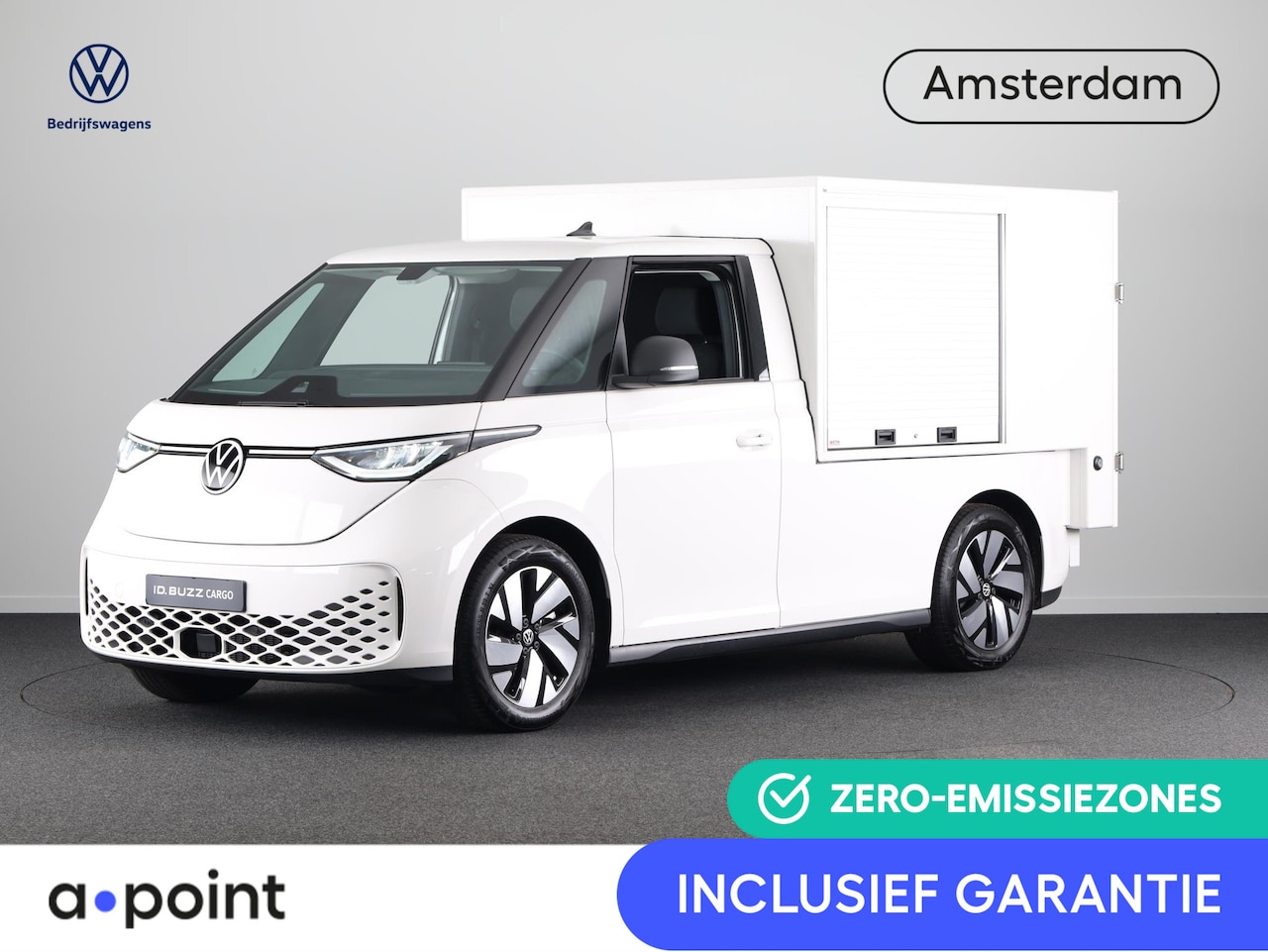 Volkswagen ID. Buzz Cargo - Bedrijfswagens Elektromotor 204 pk BAKWAGEN RWD, Exclusieve auto!!! - AutoWereld.nl