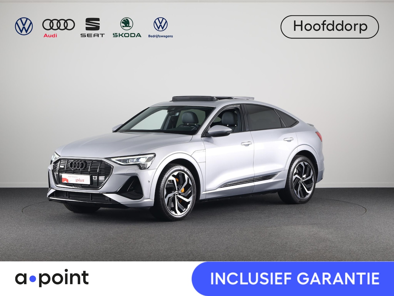 Audi e-tron Sportback - 55 quattro S edition 95 kWh 408pk | Panoramadak | Navigatie | Stoelverwarming | Parkeercam - AutoWereld.nl