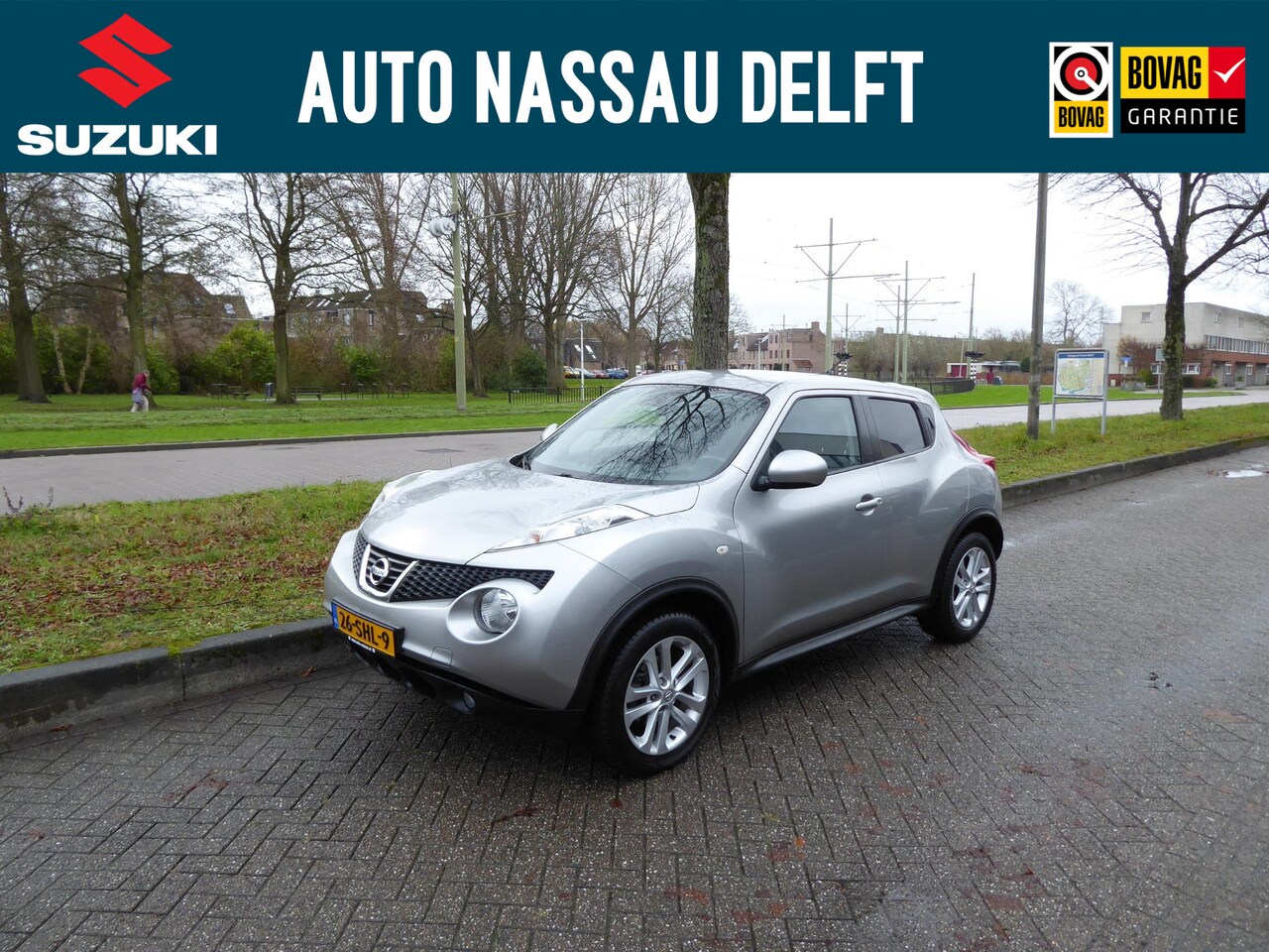 Nissan Juke - 1.6 Acenta Navi, airco, achteruitrij camera - AutoWereld.nl