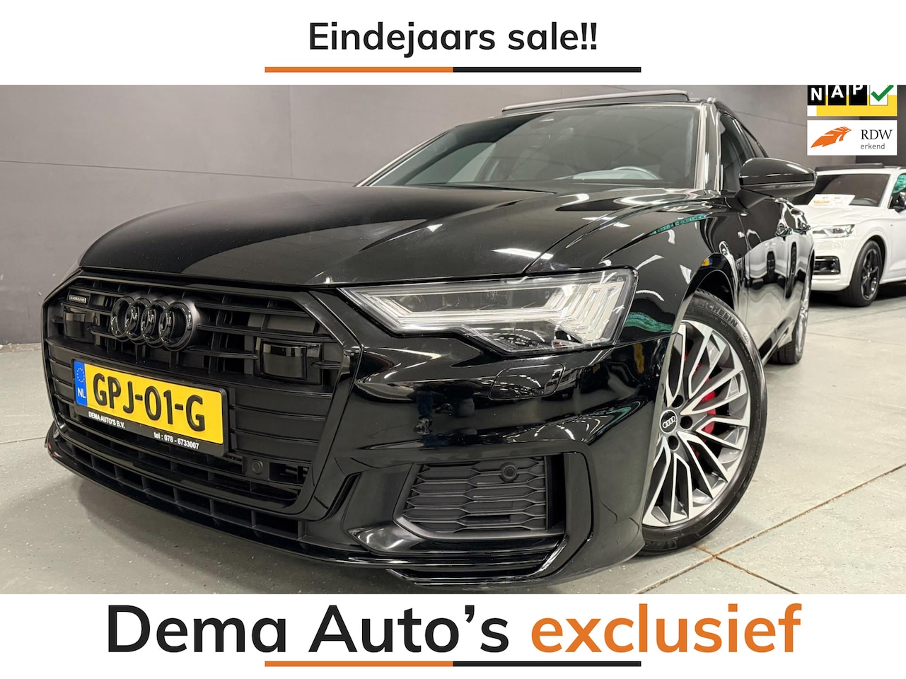 Audi A6 Avant - 55 TFSI e quattro Competition BLACK-LINE PANO/DAB/CARPLAY/H-UP/B&O/// - AutoWereld.nl