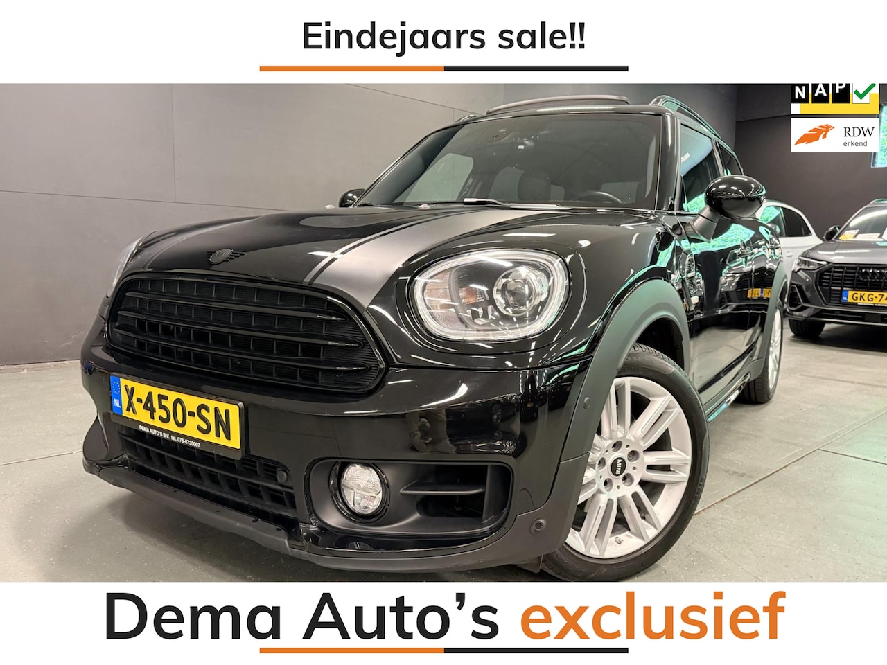 MINI Countryman - 1.5 Cooper CHILI 136PK BLACK-LINE PANO/NAVI/LED/CARPLAY/ECC/PDC/CRUISE/// - AutoWereld.nl