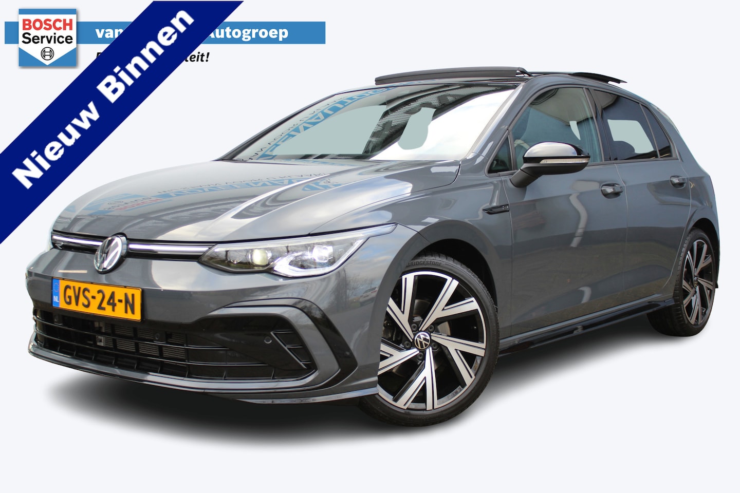 Volkswagen Golf - 1.5 eTSI R-Line Business | Fabrieksgarantie tot 2028 | Panorama dak | Stoelverwarming | St - AutoWereld.nl