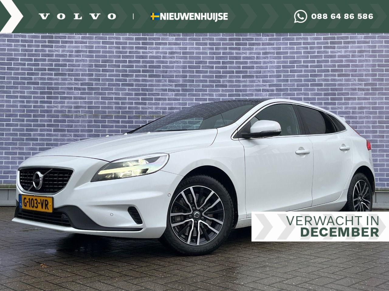 Volvo V40 - 1.5 T3 Polar+ Sport | Harman/Kardon | Keyless entry | Panorama dak | DAB+ | Achteruitrijca - AutoWereld.nl