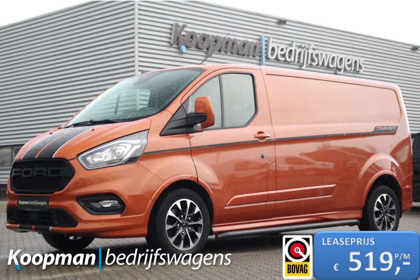 Ford Transit Custom - 320 2.0TDCI 185pk L2H1 Sport | Trekhaak | Camera | Navi | Carplay/Android | Lease 519,- p/ - AutoWereld.nl