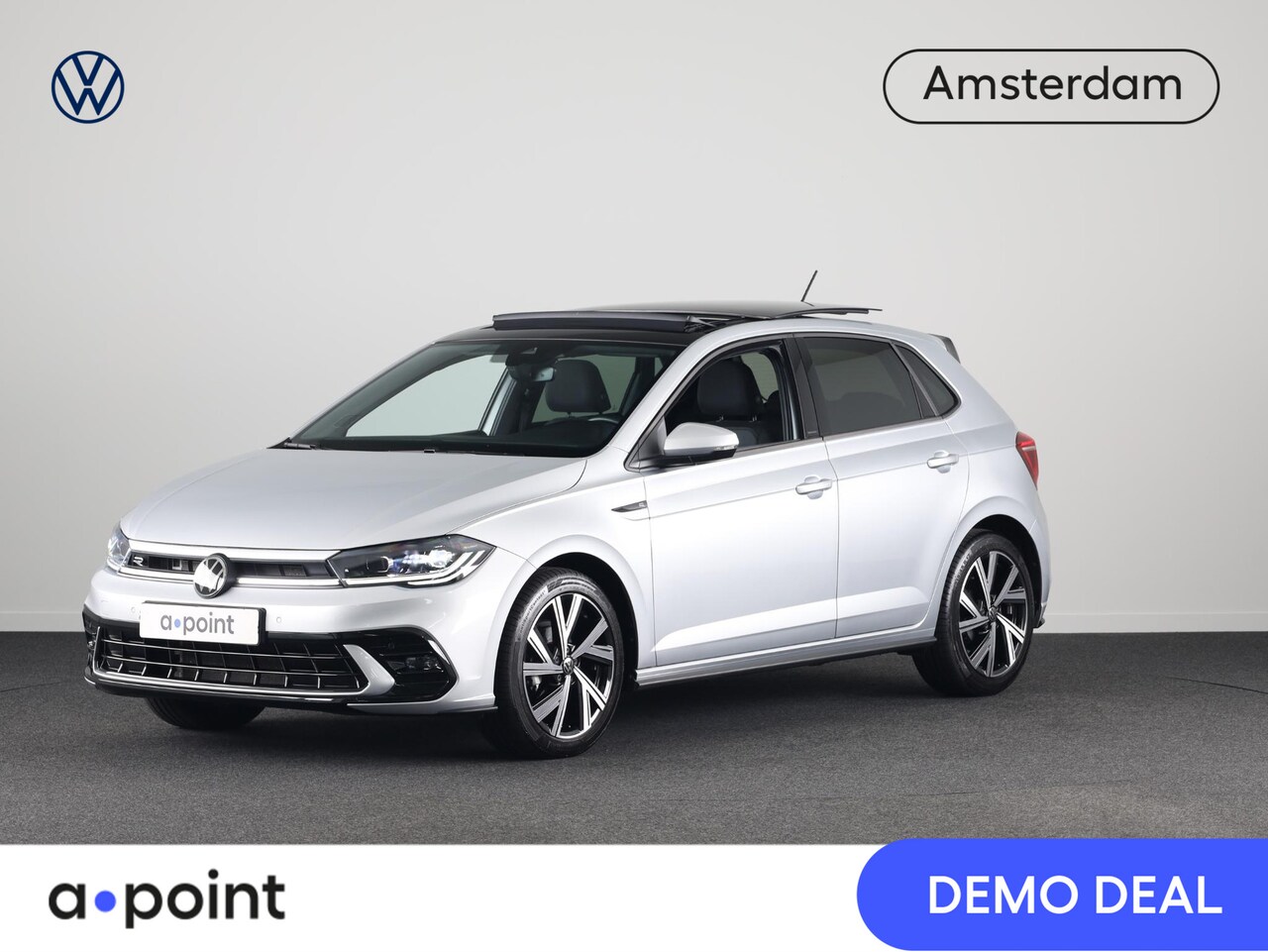 Volkswagen Polo - 1.0 TSI R-Line Business 95 PK | Automaat (DSG) | Panoramadak | Camera | 17 Inch | Digitaal - AutoWereld.nl