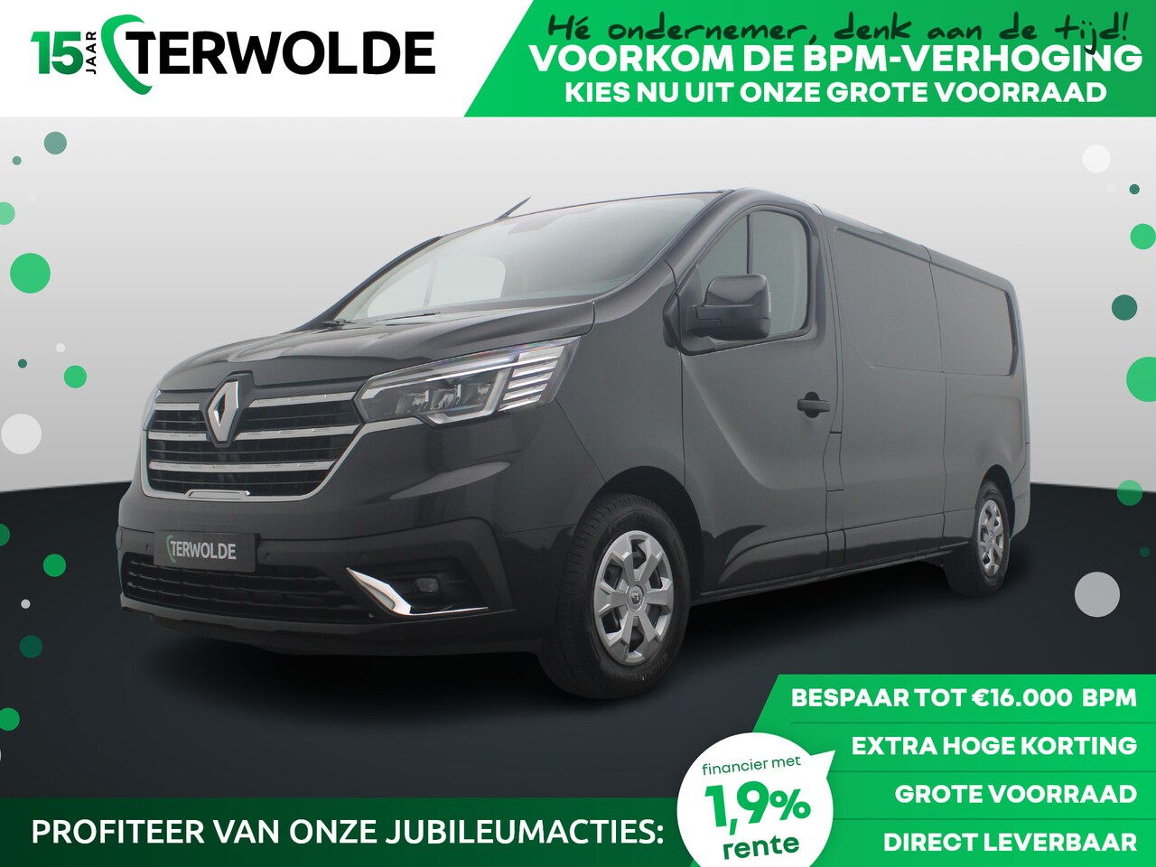 Renault Trafic E-Tech - Gesloten Bestel L2H1 Electric 120 1AT Comfort | Airconditioning | C-Shape LED dagrijverlic - AutoWereld.nl