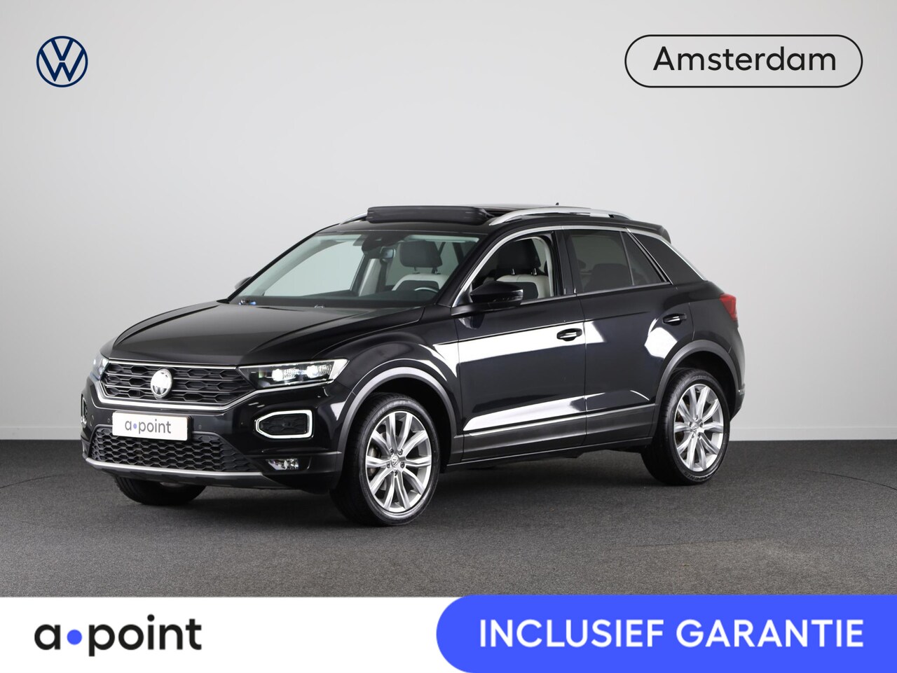 Volkswagen T-Roc - 1.5 TSI Sport 150PK DSG (automaat) | Panorama dak | 18'LM velgen | Navigatie | - AutoWereld.nl