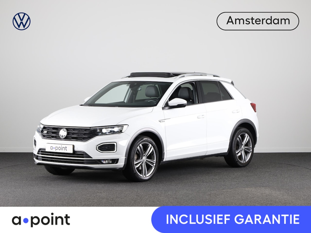 Volkswagen T-Roc - 1.5 TSI Sport 150PK DSG (Automaat) | R-Line | Panorama dak | Stoelverwarming | Navigatie | - AutoWereld.nl