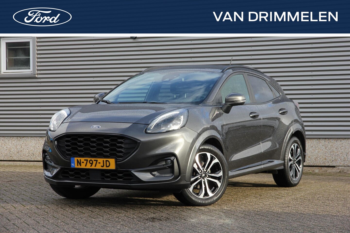 Ford Puma - 1.0i Ecoboost 125pk ST-Line 'Magnetic Grey' | Winterpack | Privacy Glass | Rijklaar! - AutoWereld.nl