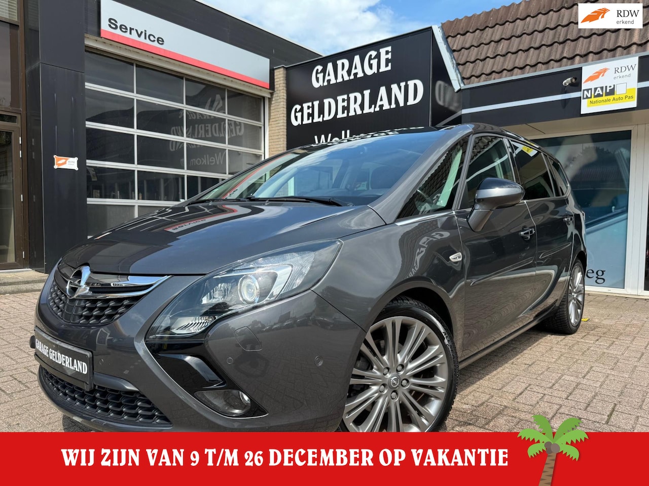 Opel Zafira Tourer - 1.4 Cosmo 7p. | Gr.Navi | Panorama | Cruise | Climate | Pdc | Isofix | Xenon | Full-Option - AutoWereld.nl