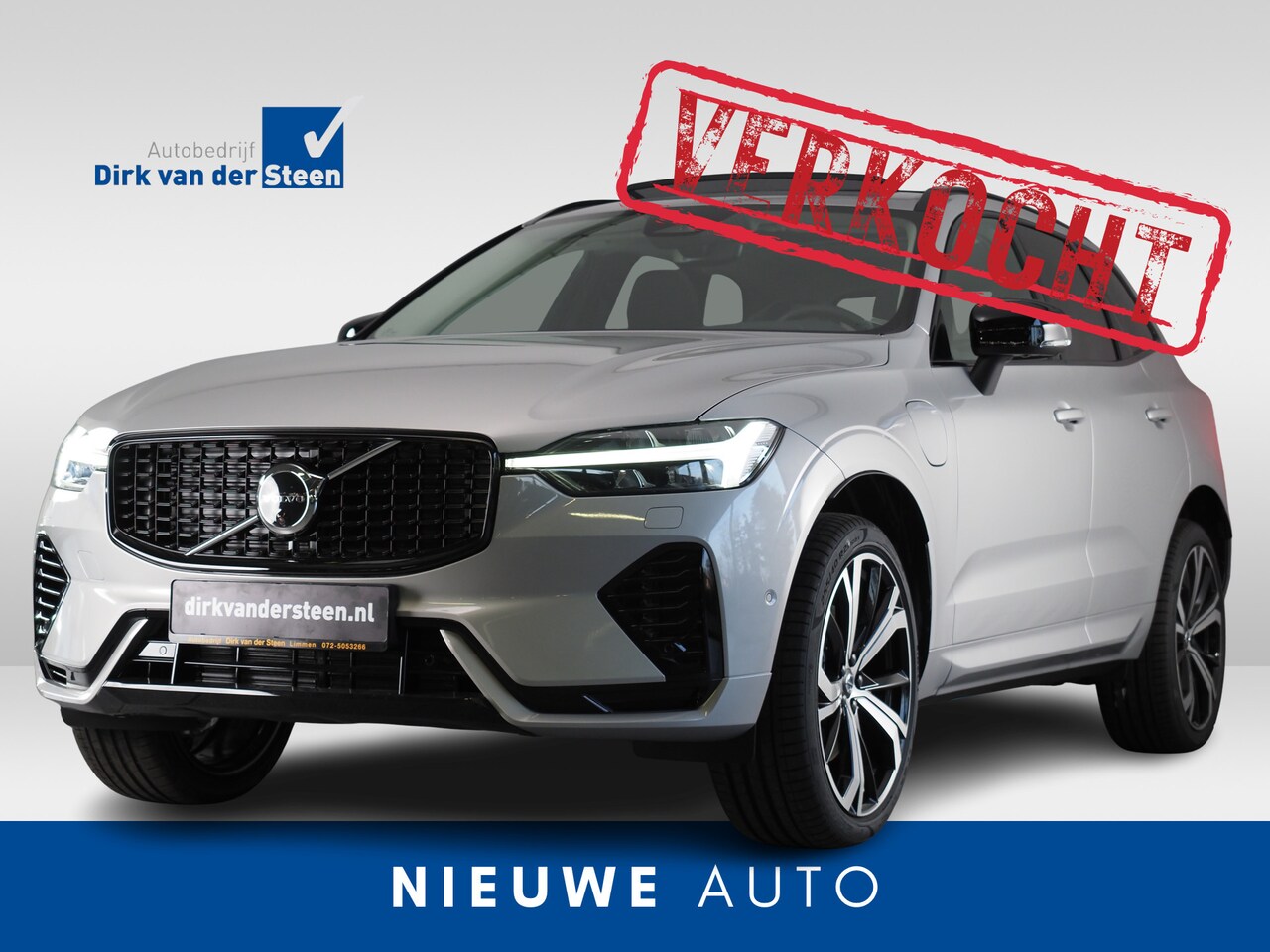 Volvo XC60 - 2.0 Recharge T6 AWD Ultra Dark | Luchtvering | Harman Kardon | Panoramadak | Leer | Gevent - AutoWereld.nl