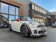 MINI Cabrio - 1.6 John Cooper Works Chili 211pk/bruin leer/navi/hk/xenon/uniek