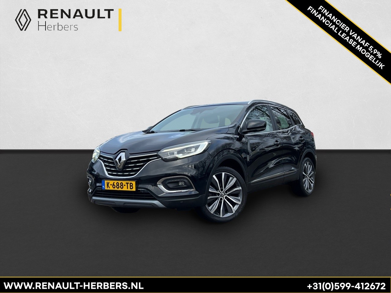 Renault Kadjar - 1.3 TCe Intens 140PK LEDER / CAMERA / NAVI / 19'' / ECC - AutoWereld.nl