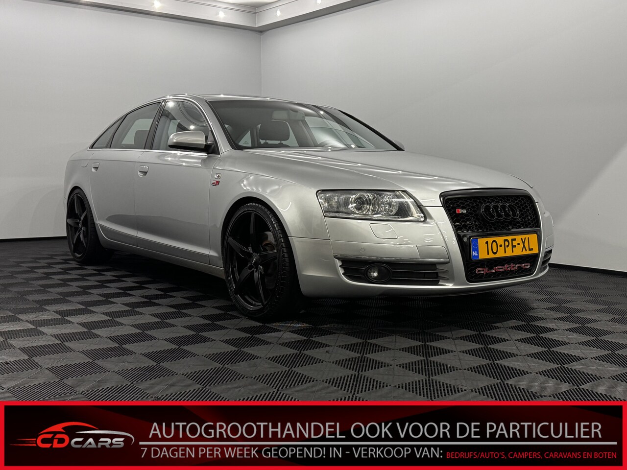 Audi A6 Limousine - 3.2 FSI quattro Pro Line Parkeer sensoren, Clima, Navi, Cruise control, Stoelverwarming, 2 - AutoWereld.nl