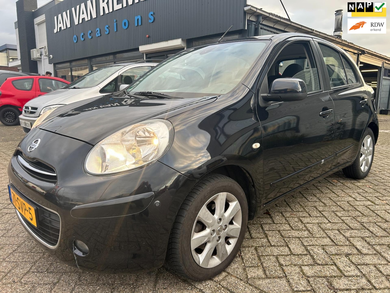 Nissan Micra - 1.2 DIG-S Tekna Automaat Navi Airco keylessgo 5 drs - AutoWereld.nl