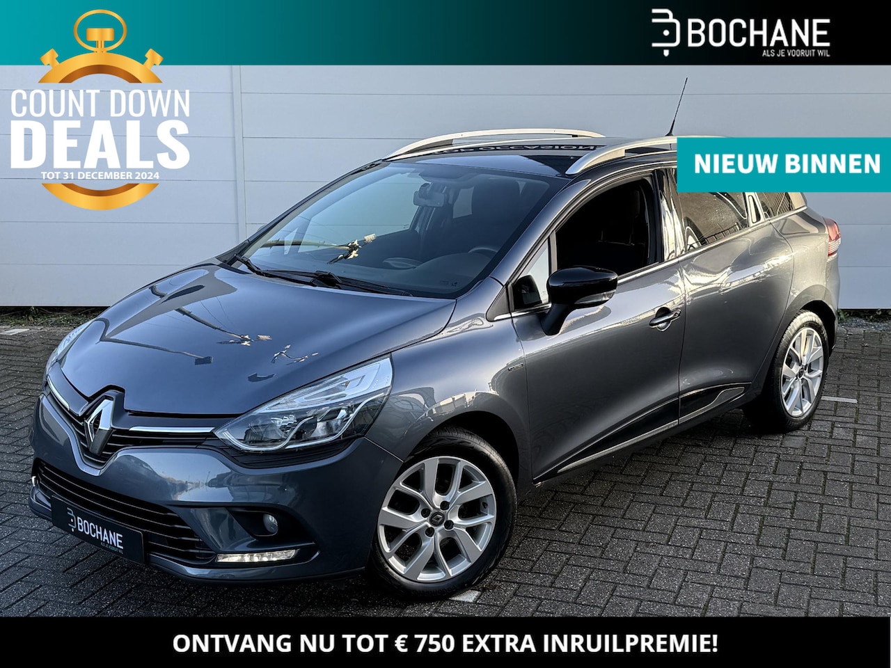 Renault Clio Estate - 0.9 TCe Limited | Navigatie | Parkeersensoren | Dealer Onderhouden! - AutoWereld.nl