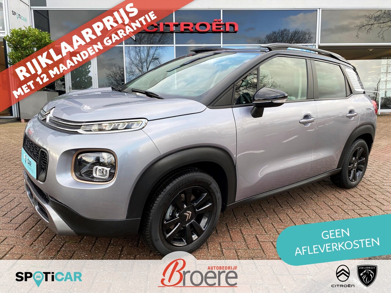 Citroën C3 Aircross - 1.2 Turbo 110pk Origins | trekhaak, parkeersensoren, 16 inch velgen, navigatie, dab, apple - AutoWereld.nl