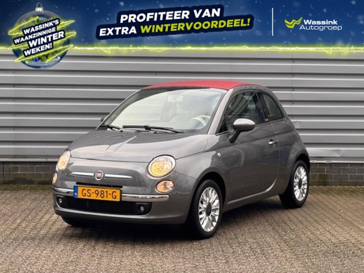 Fiat 500 C - 1.2 Lounge | Lage kilometerstand | Climate Control | Parkeersensoren | Lichtmetalen velgen - AutoWereld.nl