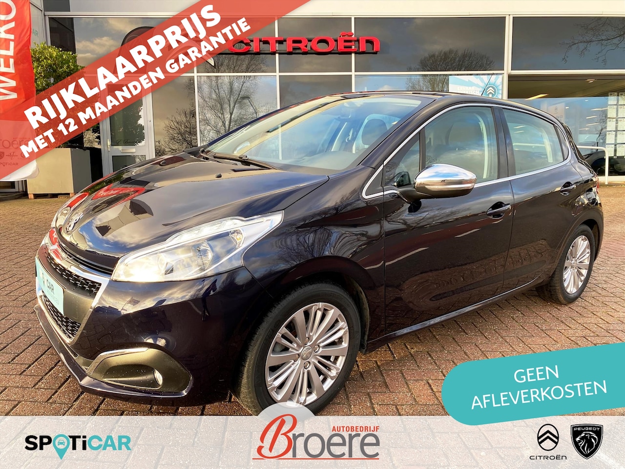 Peugeot 208 - 1.2 82pk Blue Lease Allure | nieuwe distributie, parkeersensoren, apple carplay, android a - AutoWereld.nl