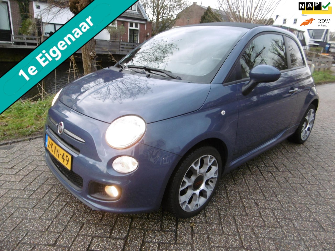 Fiat 500 C - 0.9 TwinAir 86pk 500S Cabrio 1e eig. Airco PDC 130.000km NAP - AutoWereld.nl