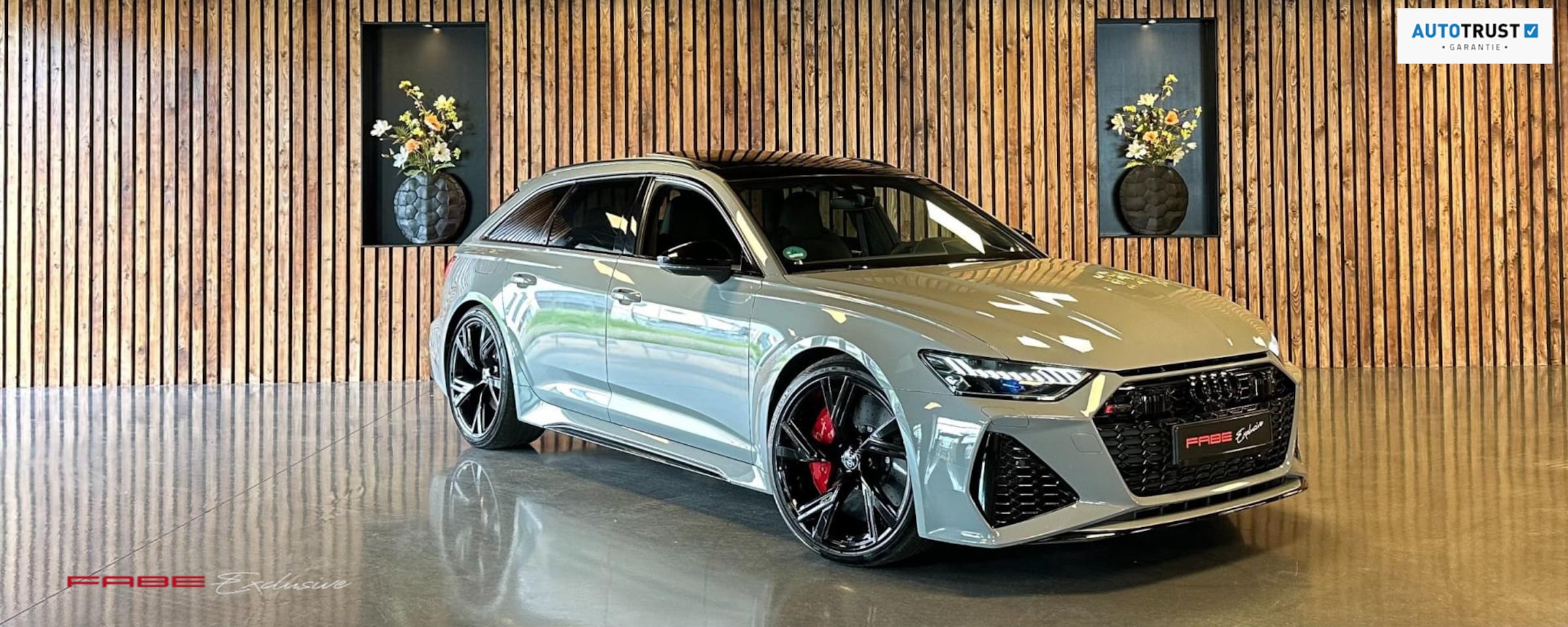 Audi RS6 - 4.0 TFSI quattro Dynamic Plus Nightvision Head-up Pano Keramisch B&O 3D Soft Close - AutoWereld.nl