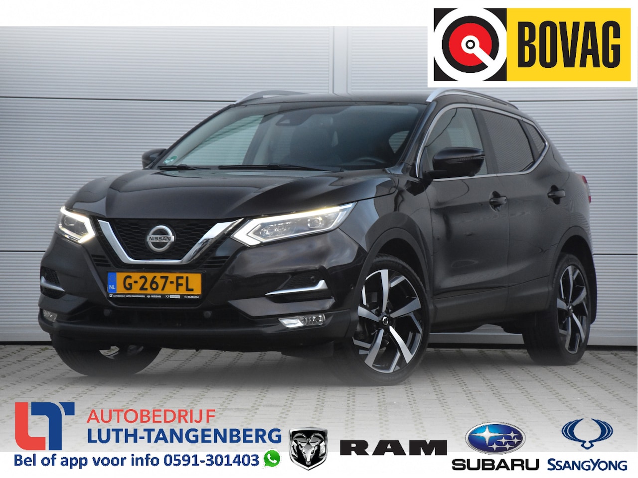 Nissan Qashqai - 1.3 DIG-T Tekna 160pk DCT | Trekhaak | Pano | - AutoWereld.nl