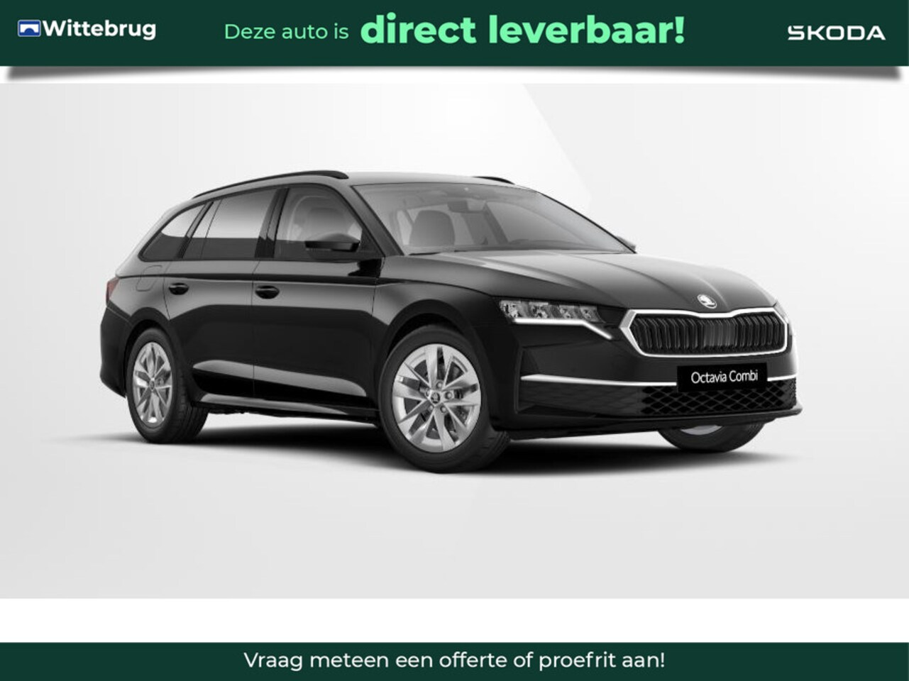 Skoda Octavia Combi - 1.5 TSI MHEV Business Edition Plus Light & View / Trekhaak / Winter Pakket - AutoWereld.nl