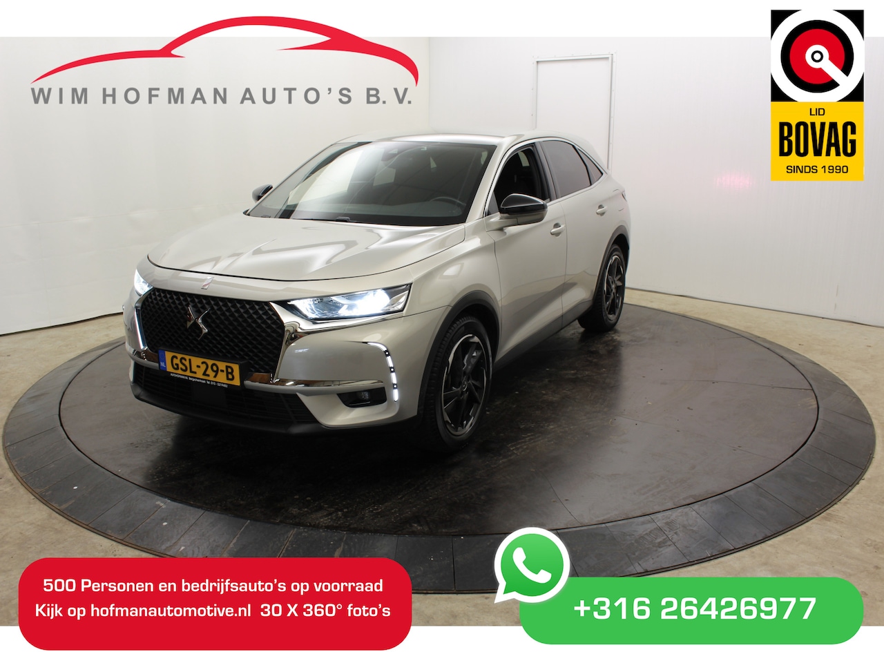 DS 7 Crossback - E-Tense PHEV 300PK 4x4 Bastille+ - AutoWereld.nl