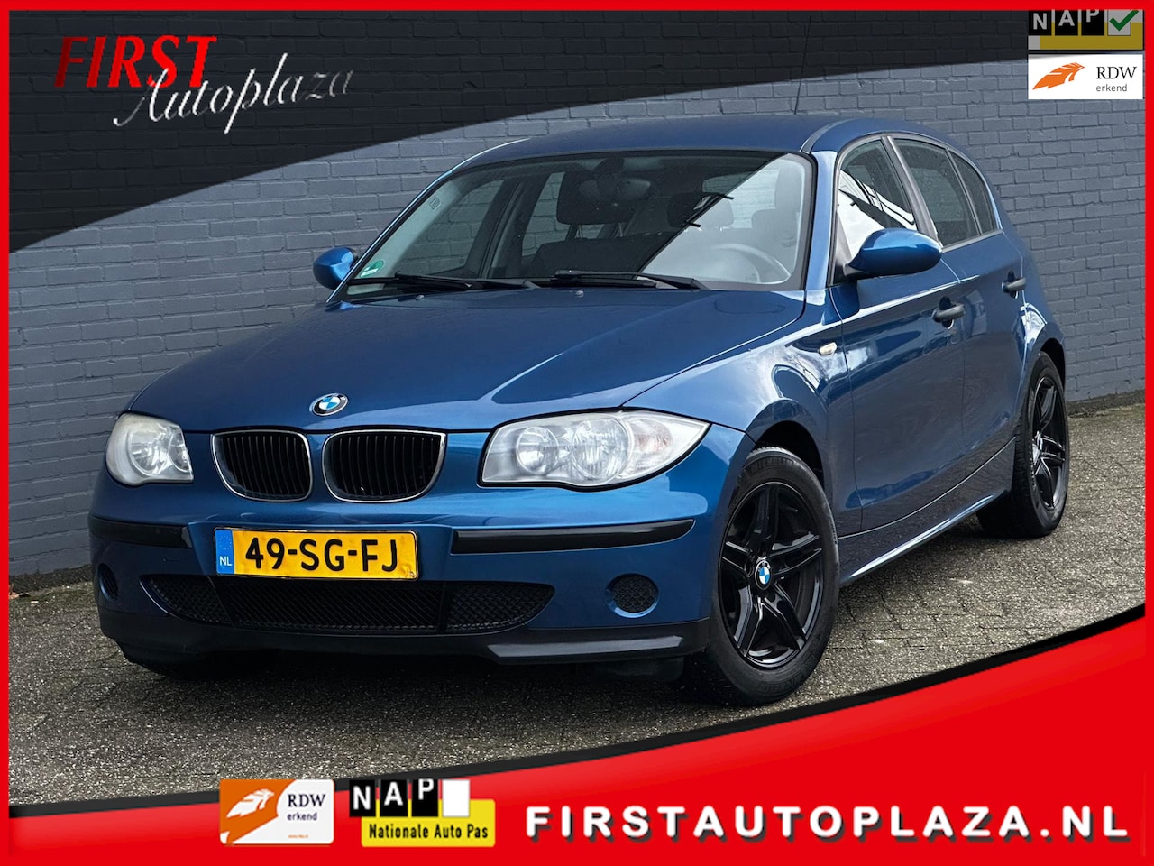 BMW 1-serie - 116i 5-DEURS AIRCO/LM-VELGEN | NETTE AUTO ! - AutoWereld.nl