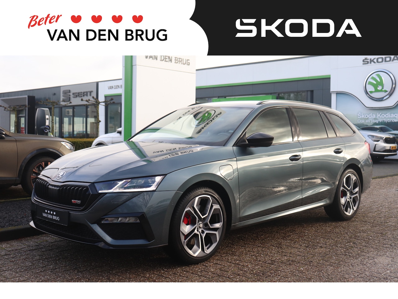 Skoda Octavia Combi - 1.4 TSI 245pk RS iV PHEV | Canton audio | Elek. achterklep | Head-up Display | Masssagesto - AutoWereld.nl