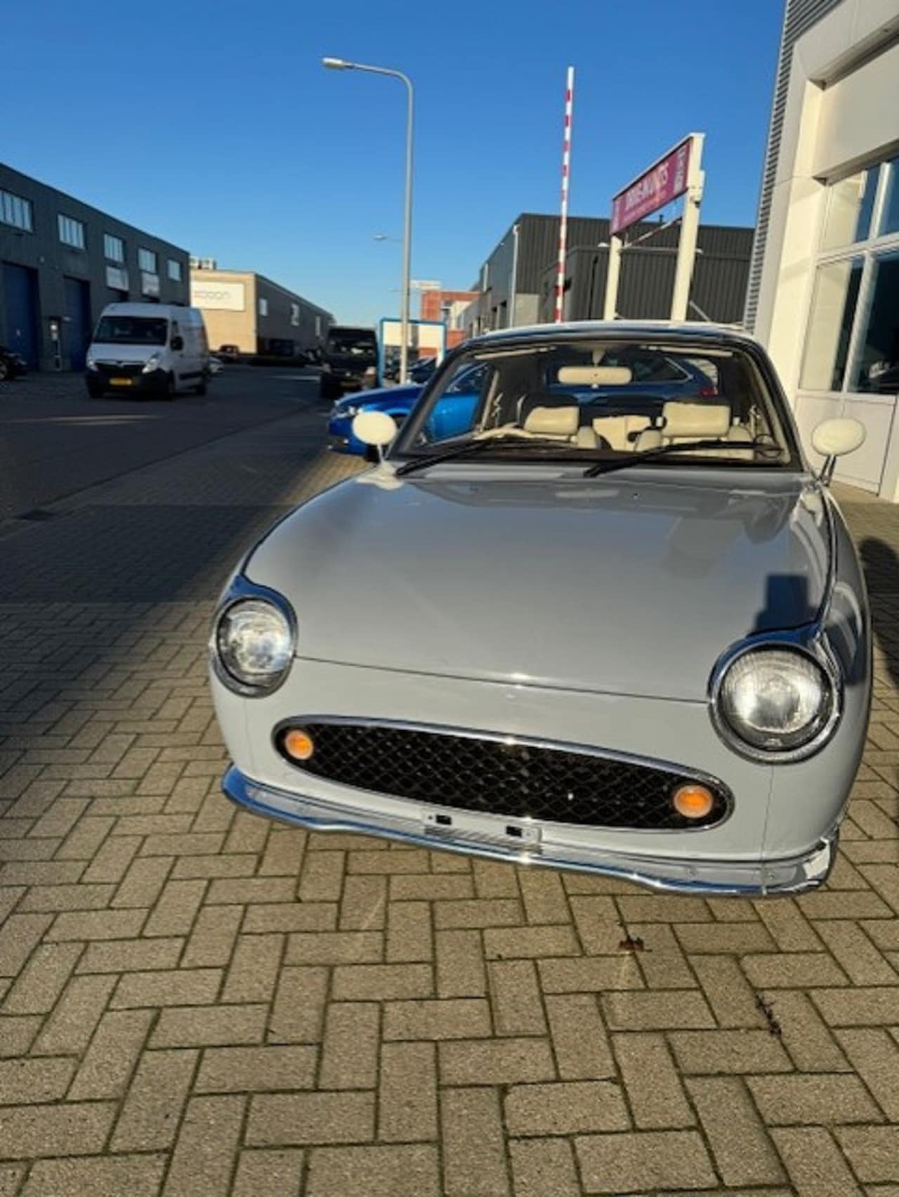 Nissan Figaro - 462, Lapisgrijs, automaat, airco, turbo - AutoWereld.nl