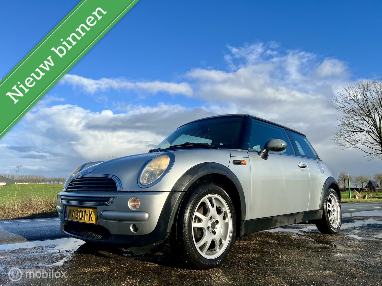 MINI One - Mini 1.6 Pepper, BJ 2004, Airco, Nwe APK, Lage km - AutoWereld.nl