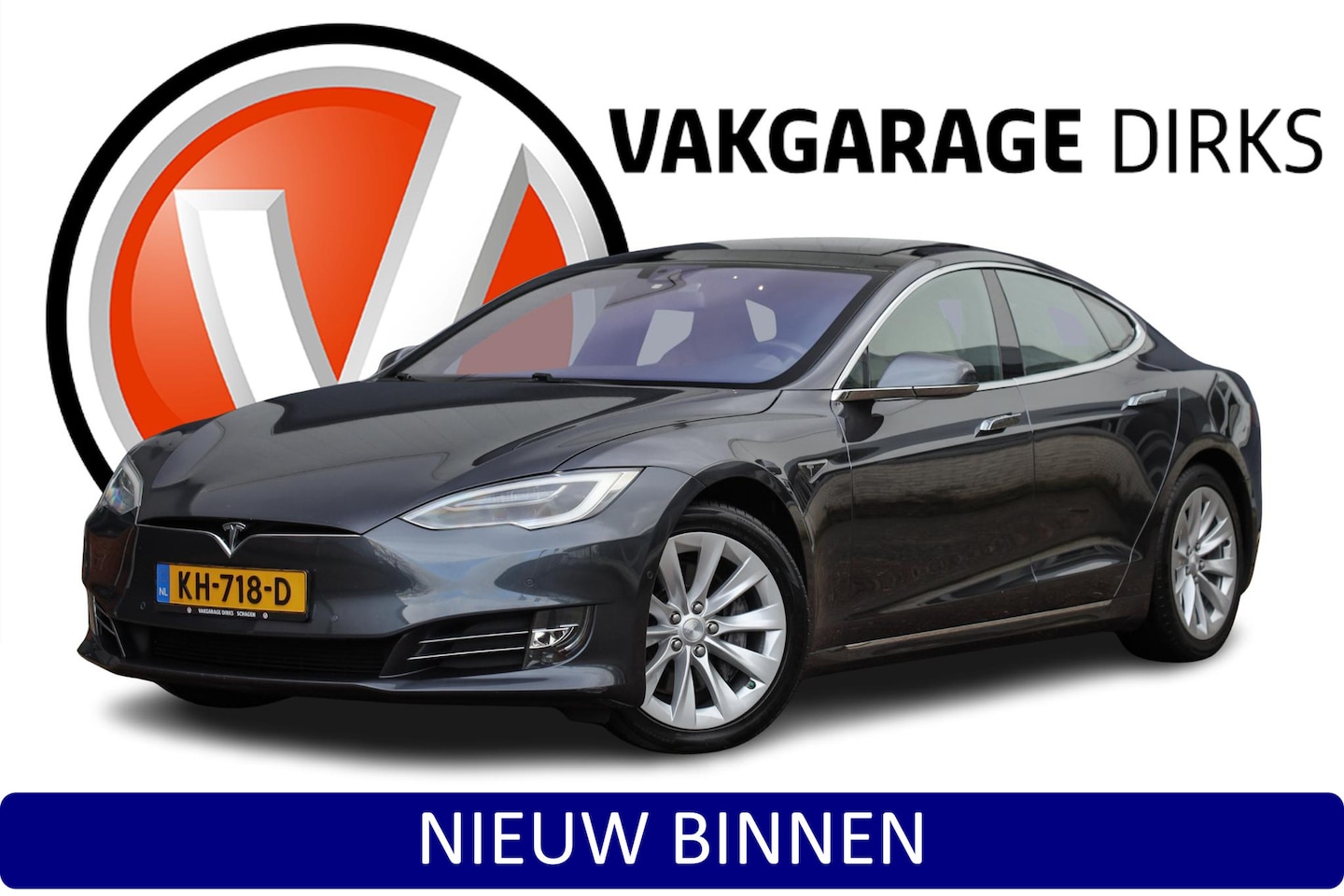 Tesla Model S - 90D AWD ✅ Luchtvering ✅ Leder ✅ Pano - AutoWereld.nl