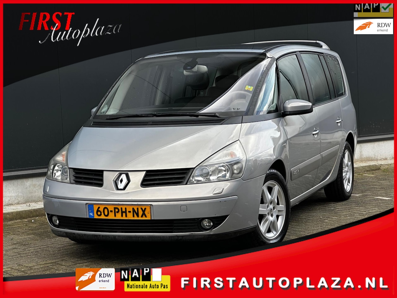 Renault Grand Espace - 3.5 V6 Initiale AUTOMAAT 6-PERSOONS NAVI/MEMORY/PANO/CRUISE/LEDER | NETTE AUTO ! - AutoWereld.nl