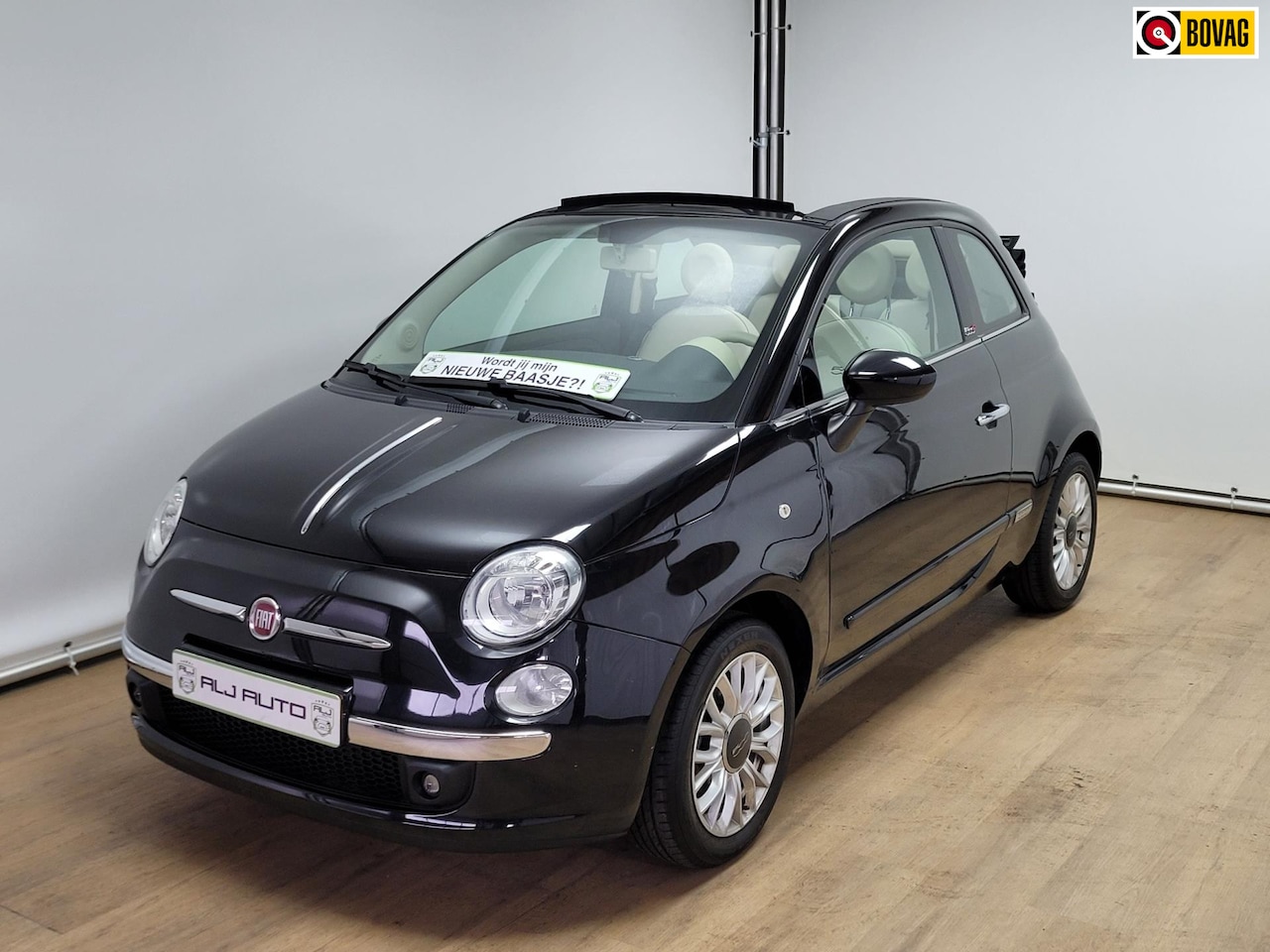 Fiat 500 C - 0,9 Lounge | Cabrio | Parkeersensor | Half-leder | Airco | Dealeronderhouden| incl. BTW au - AutoWereld.nl